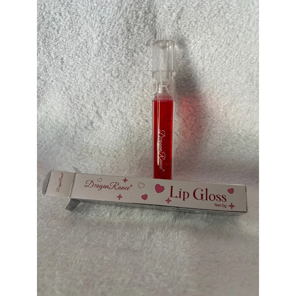 Dragon Ranee Attractive Colorful Lip Gloss Apple Red 5g Liquid High Shine